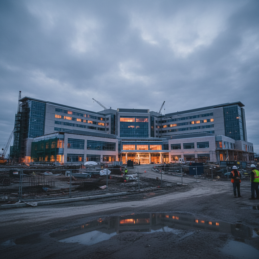 Your new Portage hospital won't open until 2027