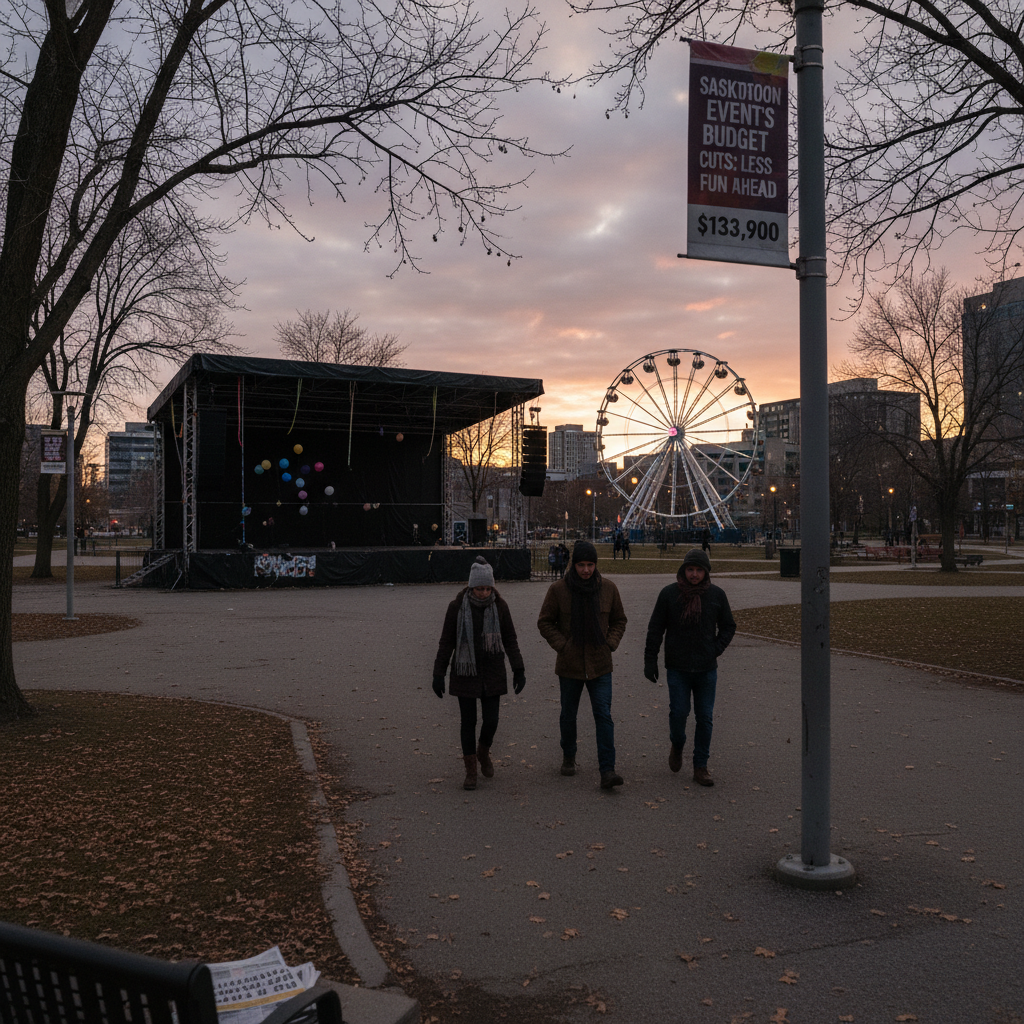 Saskatoon's $133,900 for events means you'll see less fun