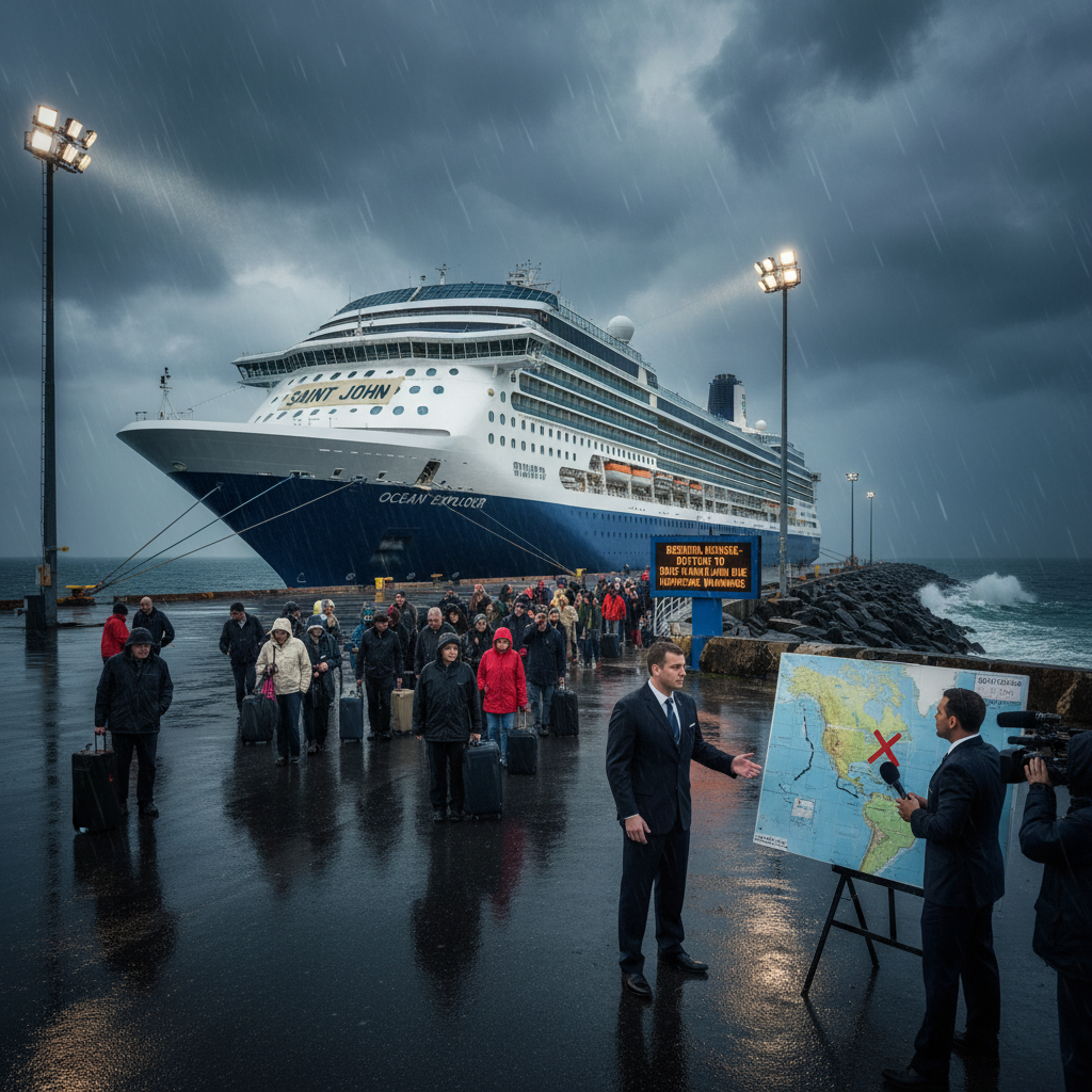 Your Bermuda cruise just detoured to Saint John. What happened?