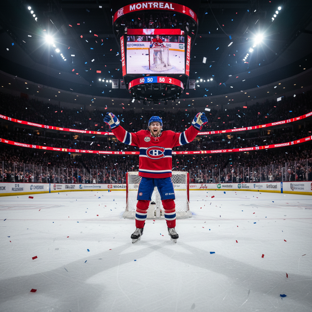 Caufield 50 buts: t'as vu ça contre Tampa?
