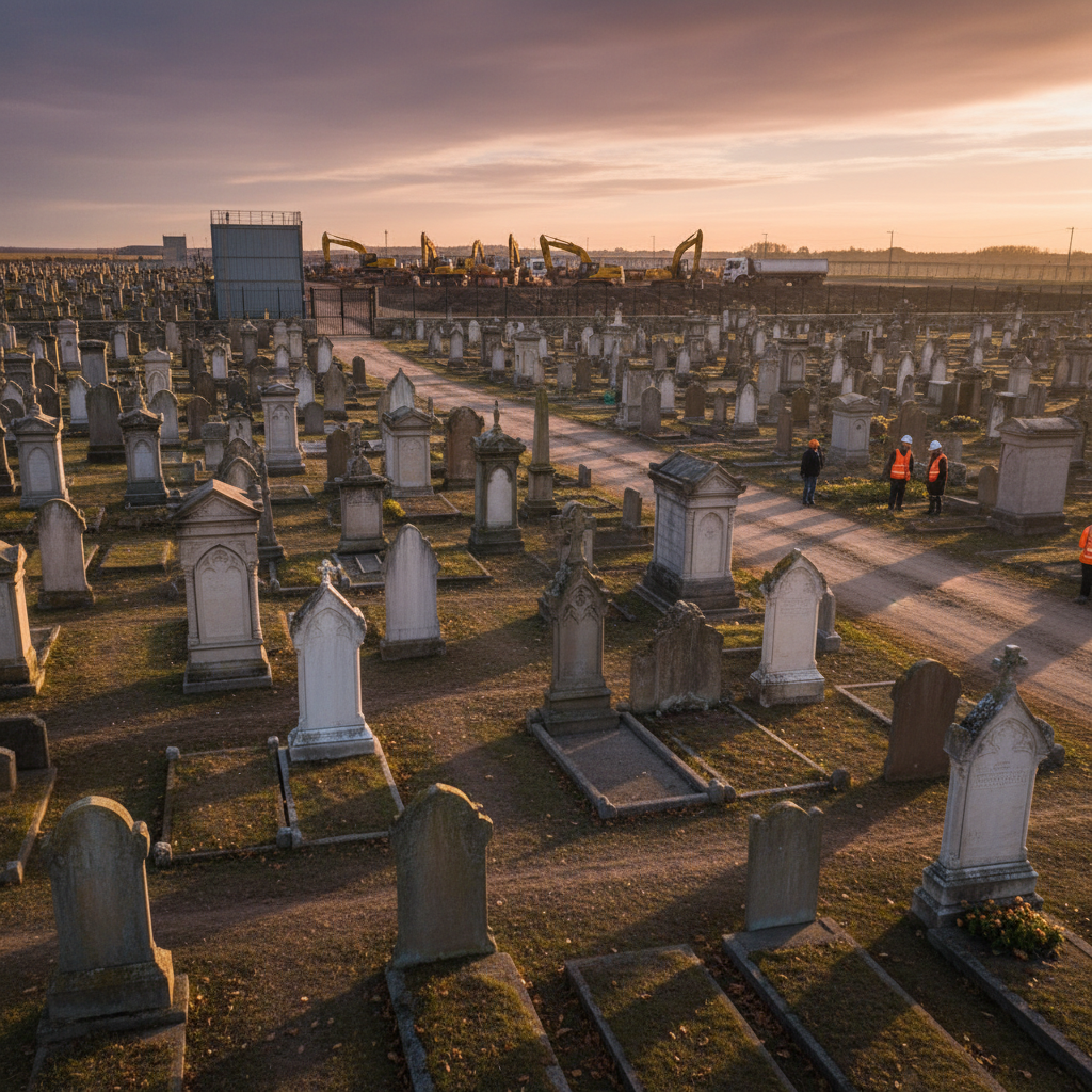 They want to move a whole cemetery in Greenwood. What do you think?