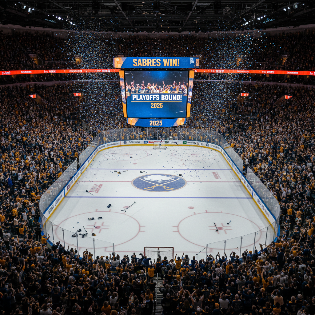 Your Sabres are in the playoffs after 14 years. Can you believe it?