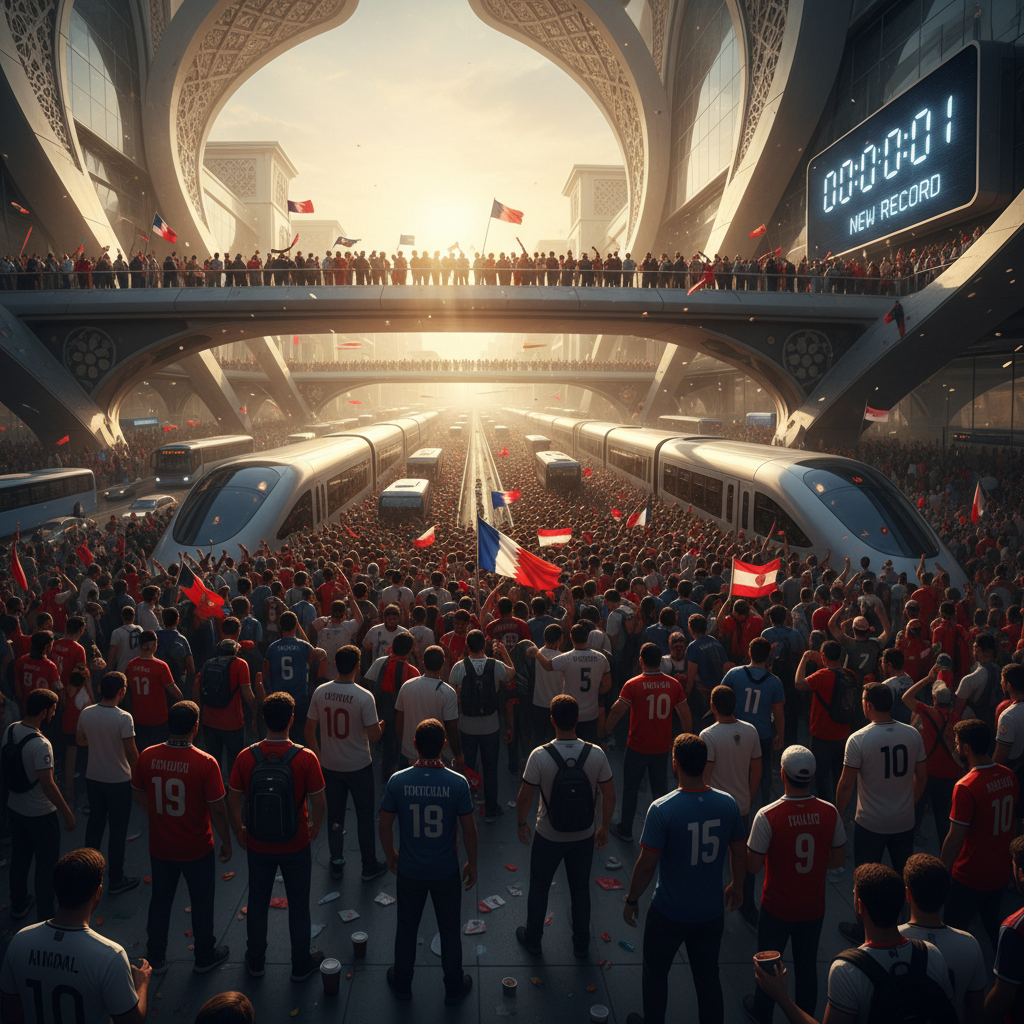 Your World Cup commute just broke a record already