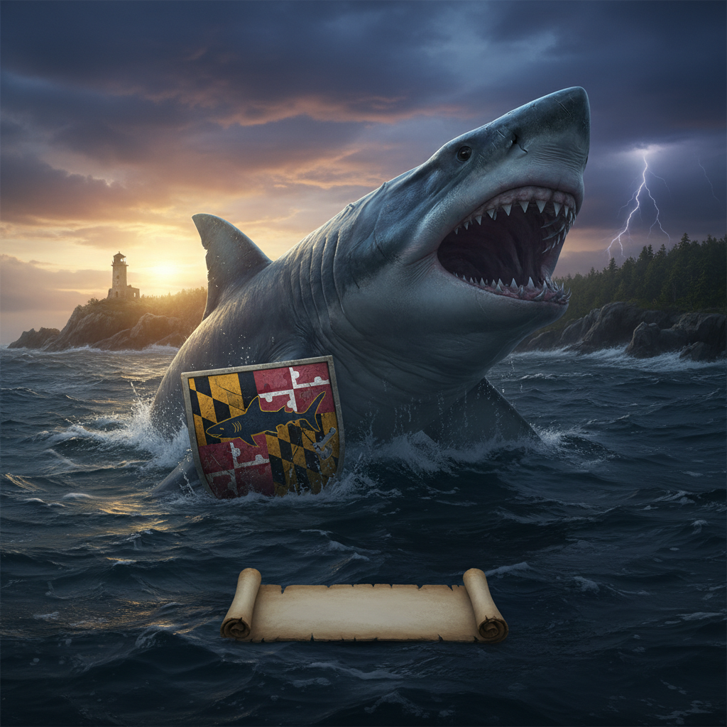 Maryland wants a prehistoric shark as its state symbol. Seriously.