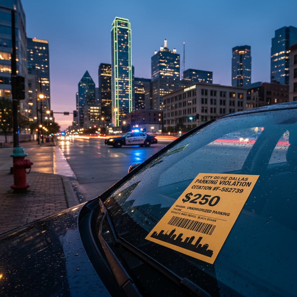 Did you get one of these fake Dallas parking tickets too?