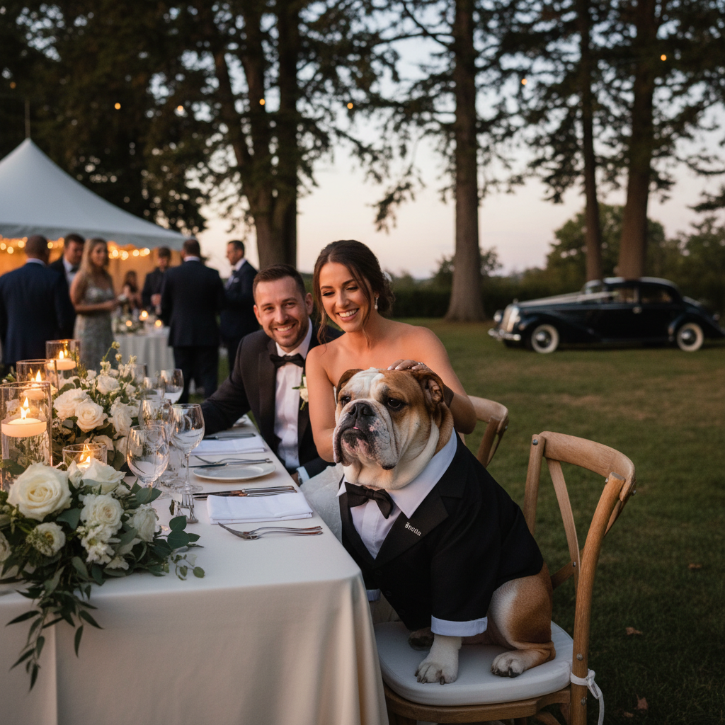 You can have Brutus at your wedding for $700.
