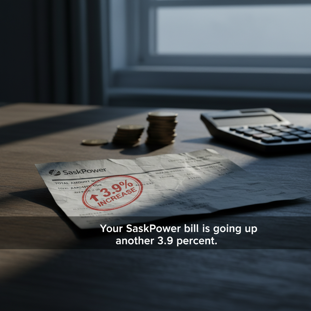 Your SaskPower bill is going up another 3.9 percent.
