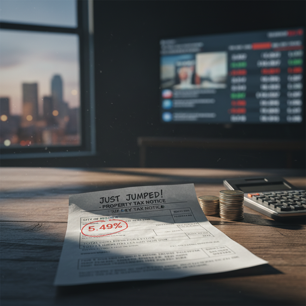 Your Red Deer tax bill just jumped 5.49%.