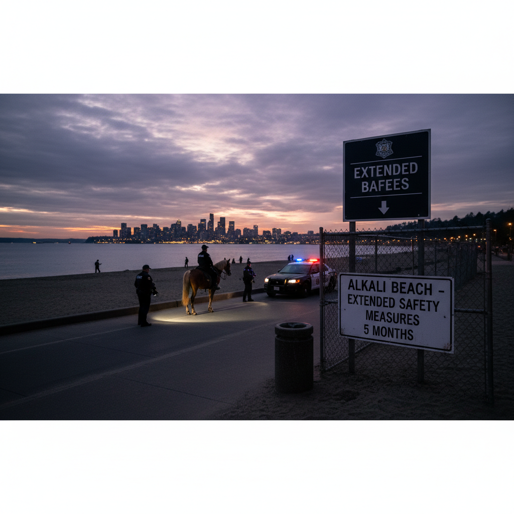 Alki Beach safety plan just got five months longer.