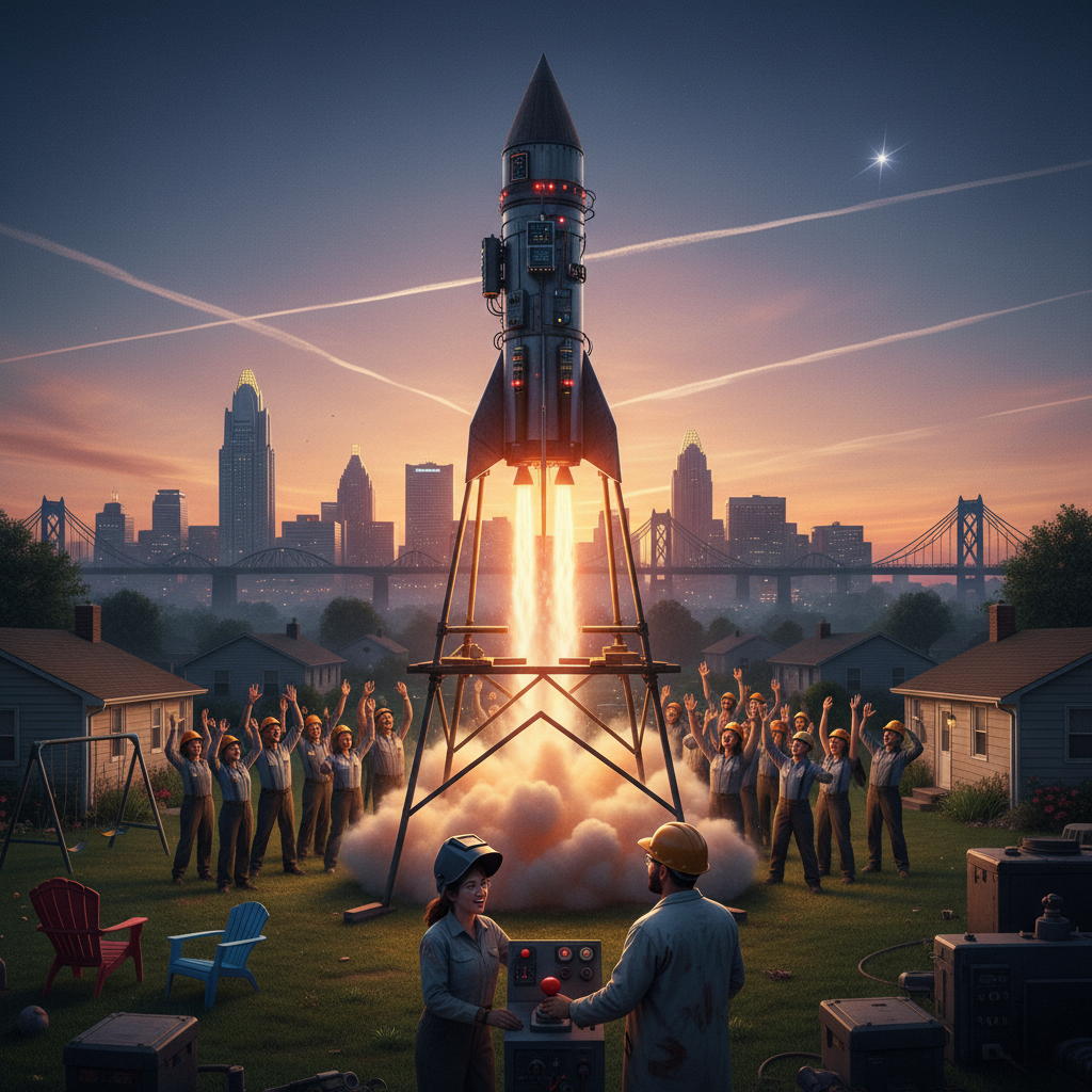 Your neighbors in Cincinnati are launching a satellite this Saturday.