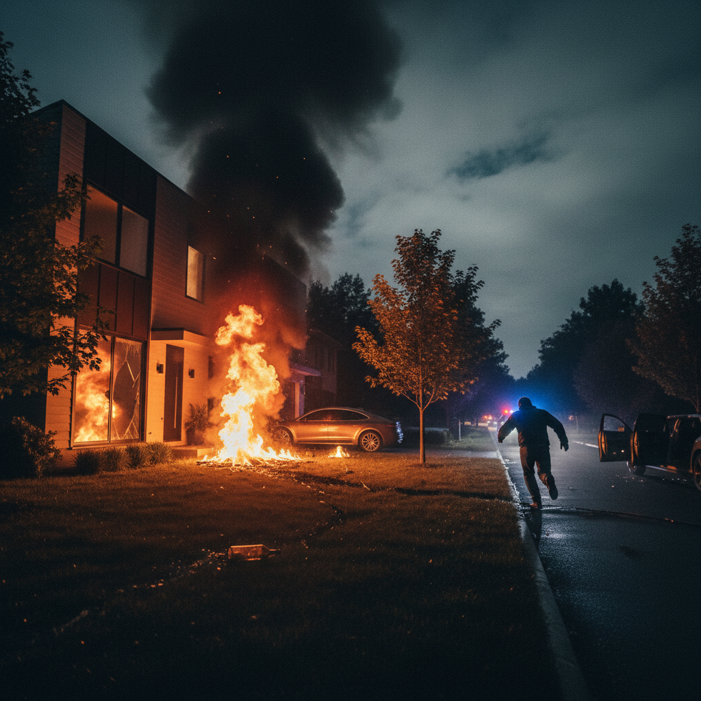 Someone threw a Molotov cocktail at Sam Altman's house.