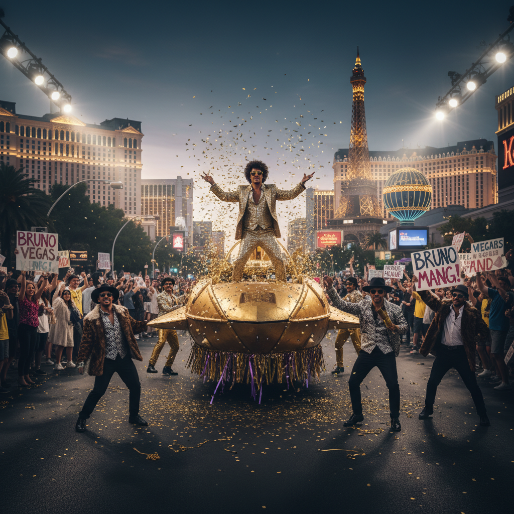 A Strip parade for Bruno Mars? Really, Vegas?