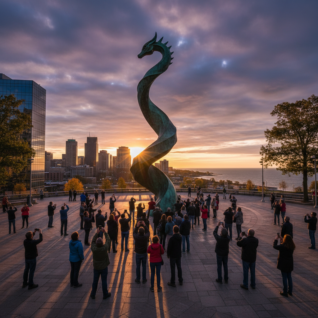 Green Bay just got a new sculpture. You won't believe it.