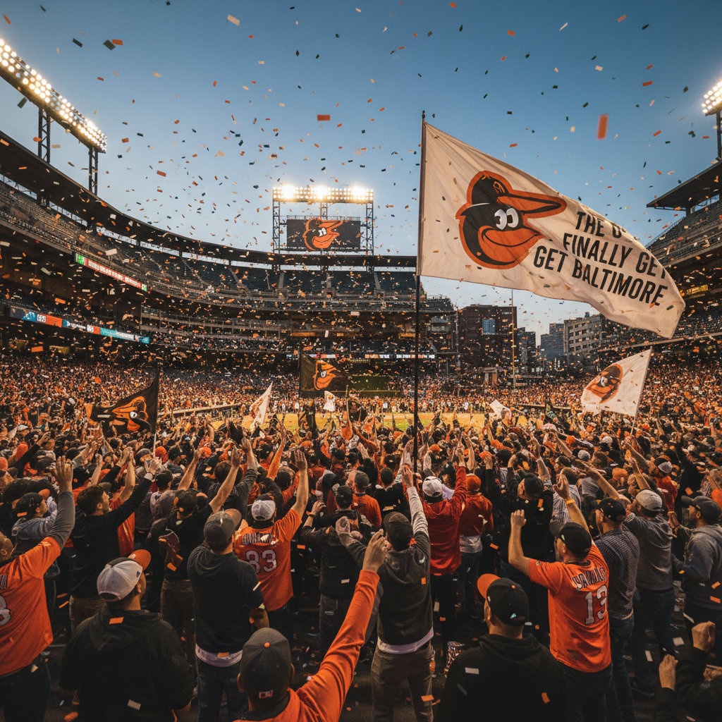 The O's finally get Baltimore.
