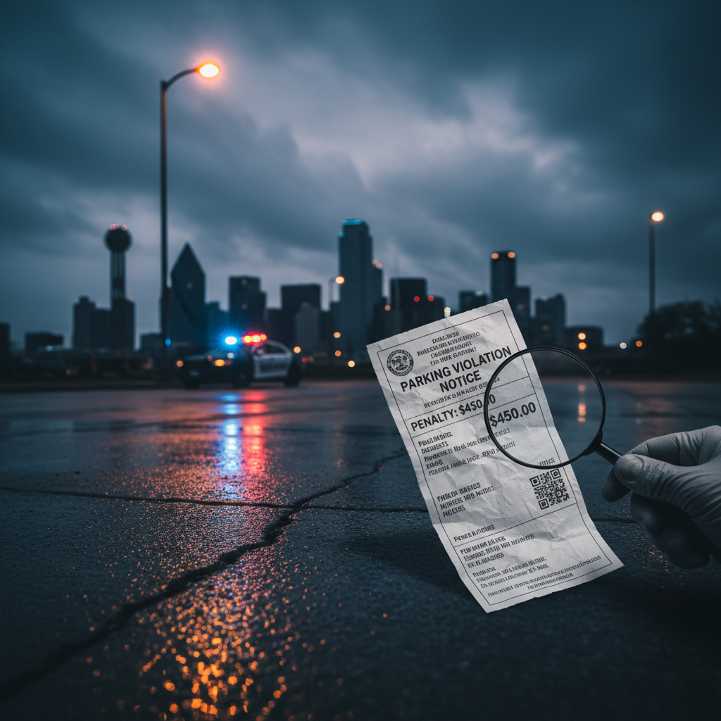 Your Dallas parking ticket might be a scam.