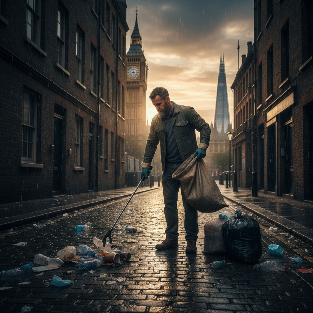 This Londoner is cleaning up your streets. Why aren't you?