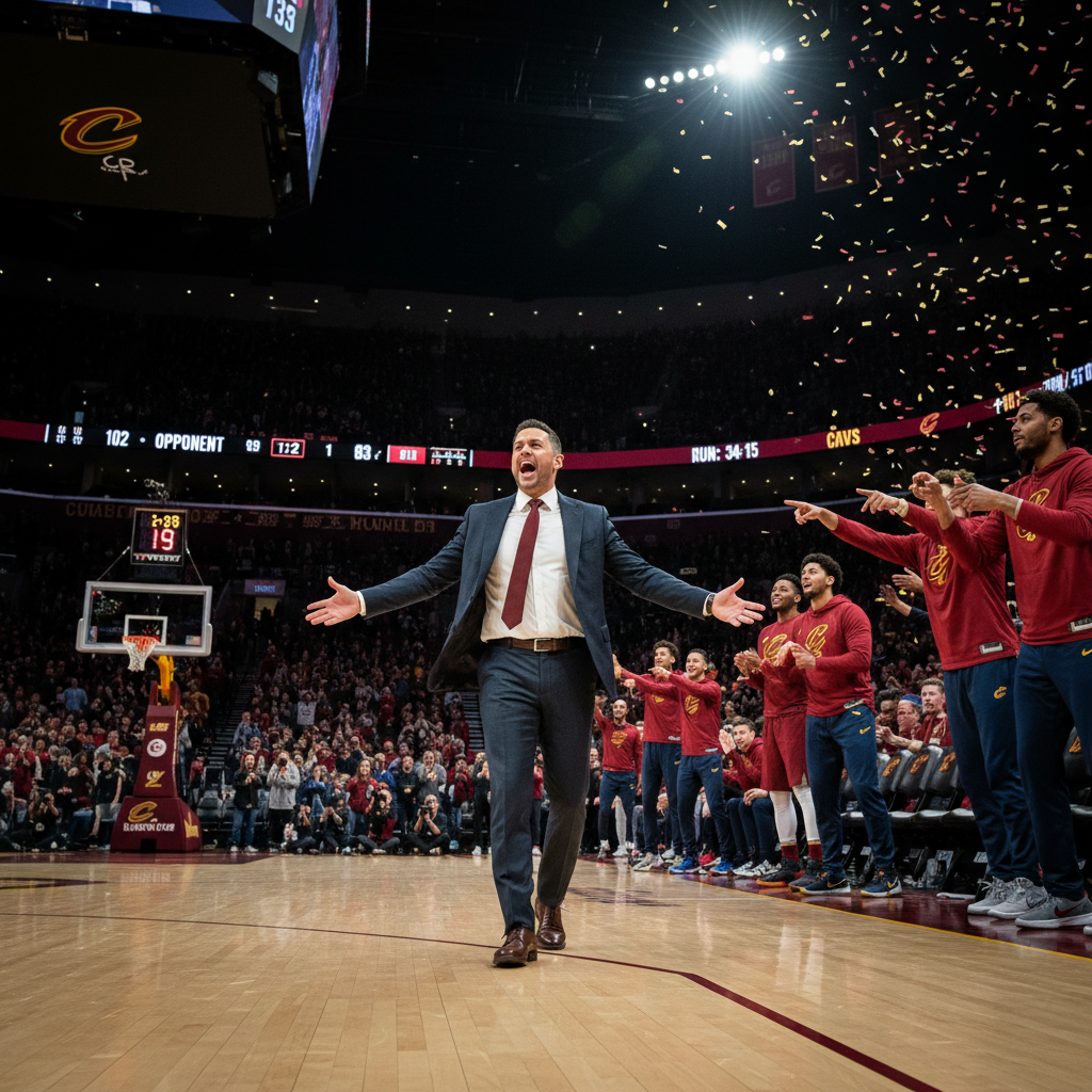 Your Cavs coach just pulled off a 34-15 run. How?
