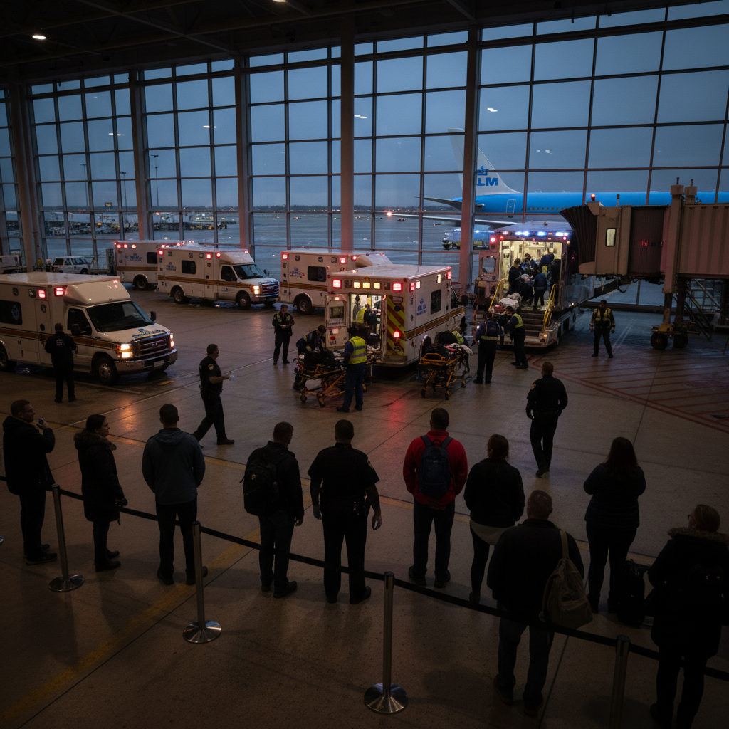 Your Amsterdam flight just landed 25 people in MSP hospitals.