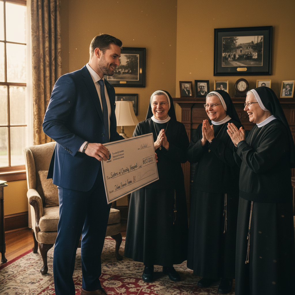 Alex Tuch just dropped $50K for Buffalo's Sisters of Charity. You'll love why.
