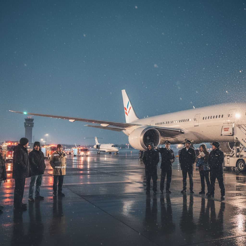 A plane diverted to St. John's. You won't believe who helped.