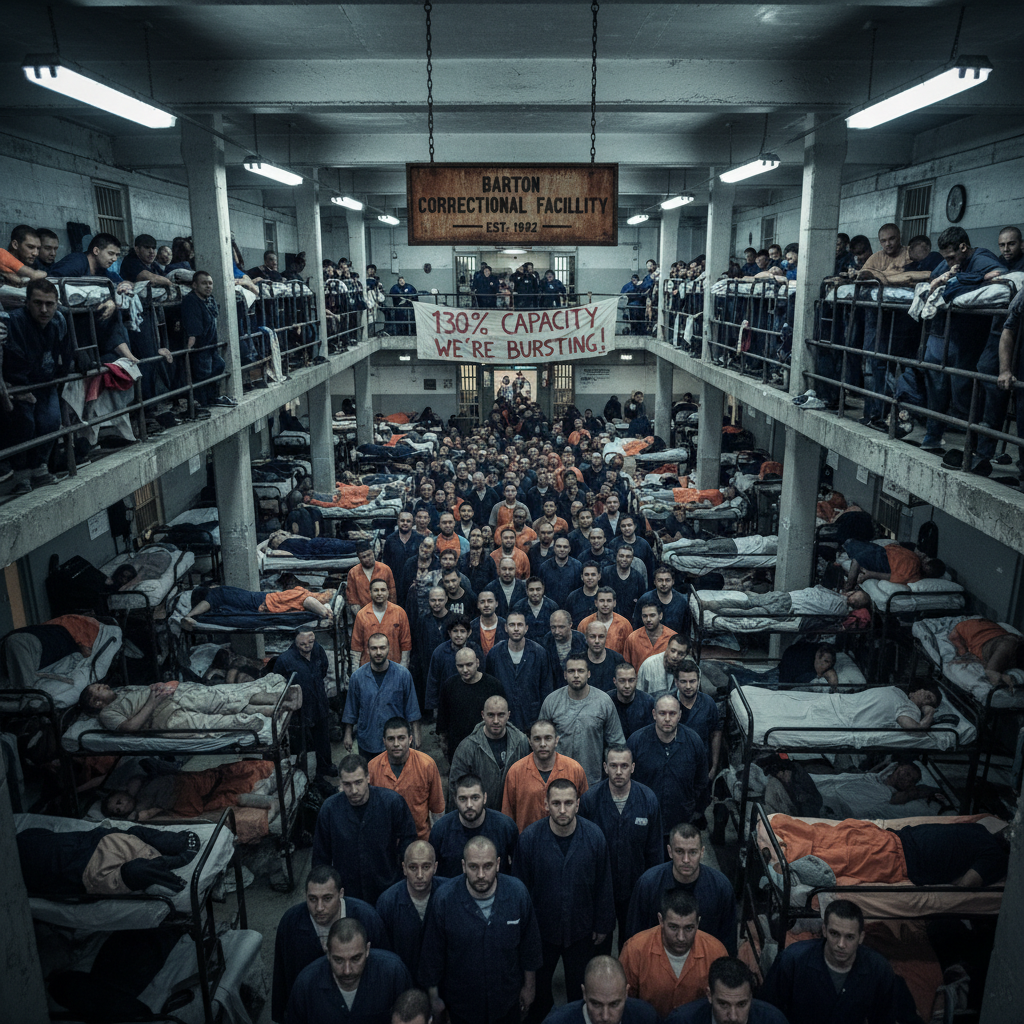 Your Barton Street jail is bursting at 130% capacity