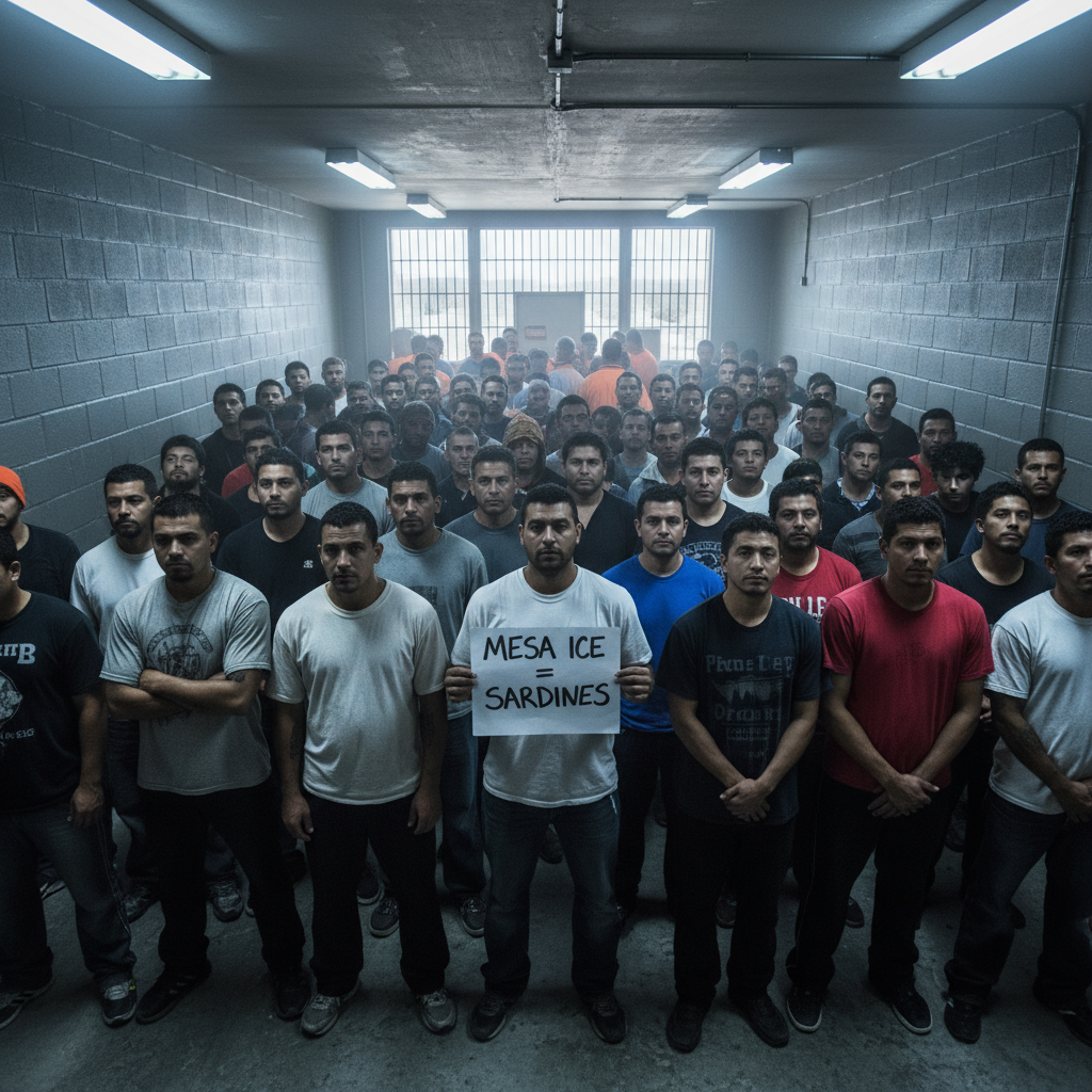 Your Mesa ICE facility is holding people like sardines.