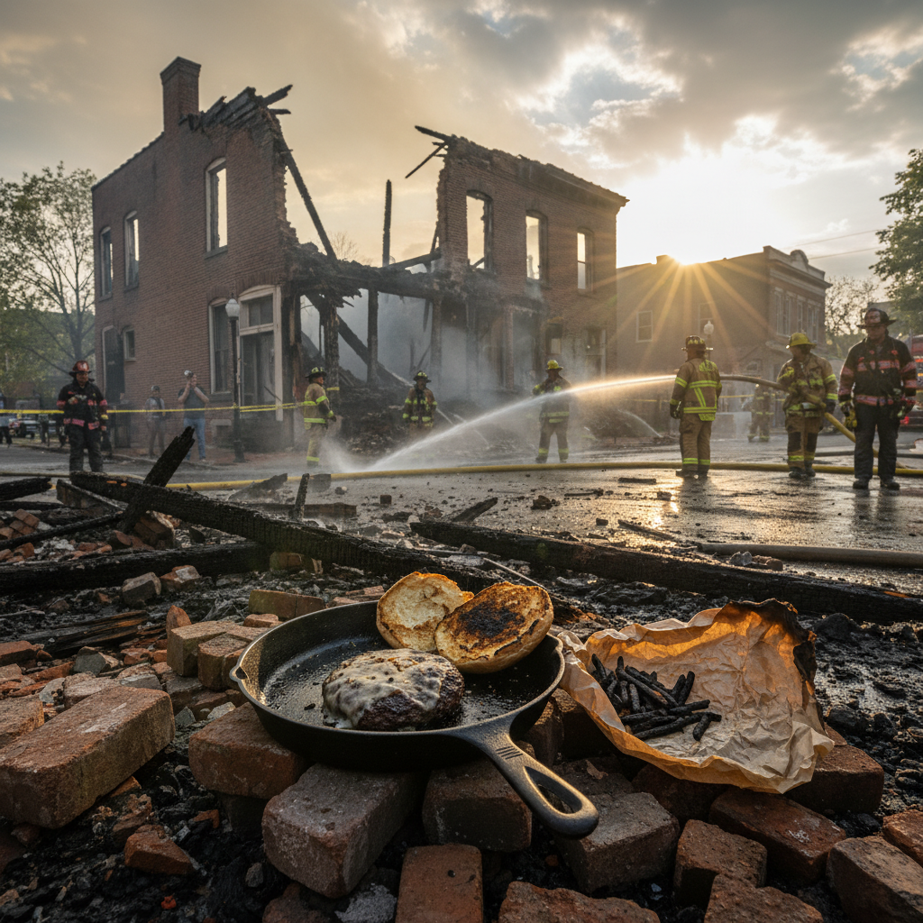 Did a fire just take your favorite German Village burger?