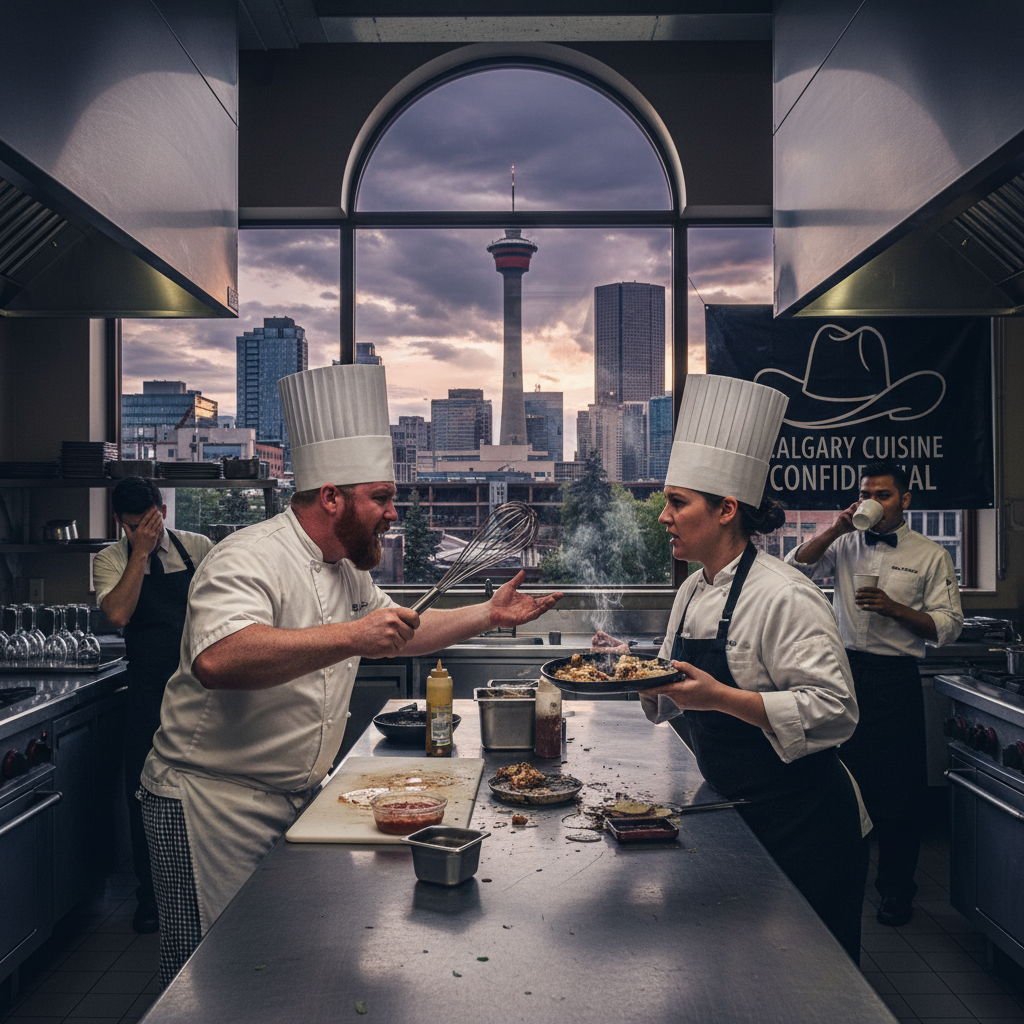 Your Calgary chef drama is just so... Calgary.