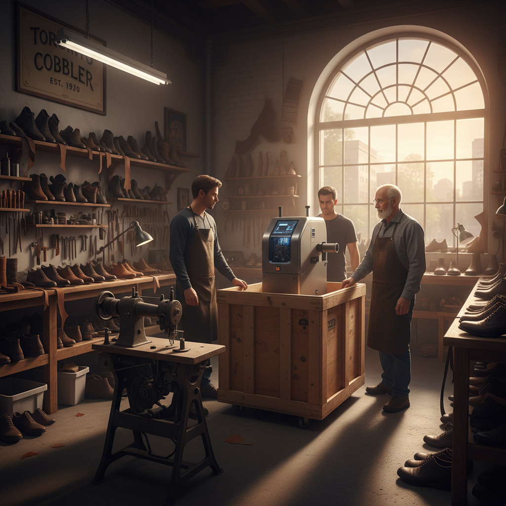 A Toronto cobbler just got a new machine. What about yours?