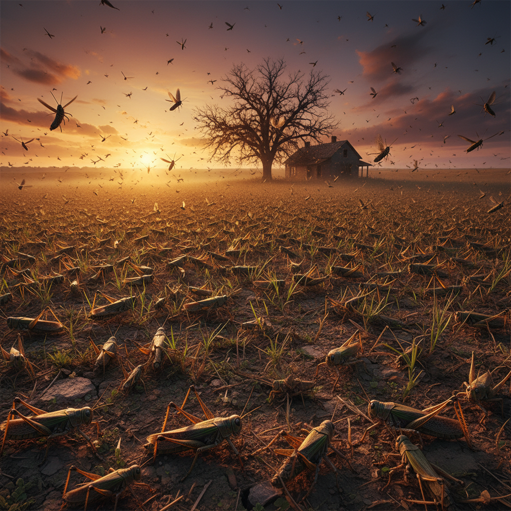 Your mild winter just unleashed an army of grasshoppers