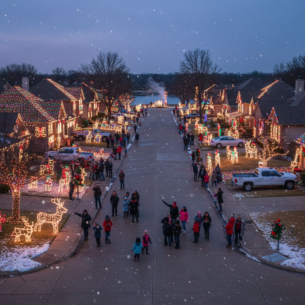Your Williamson County neighbors went wild for Christmas lights.