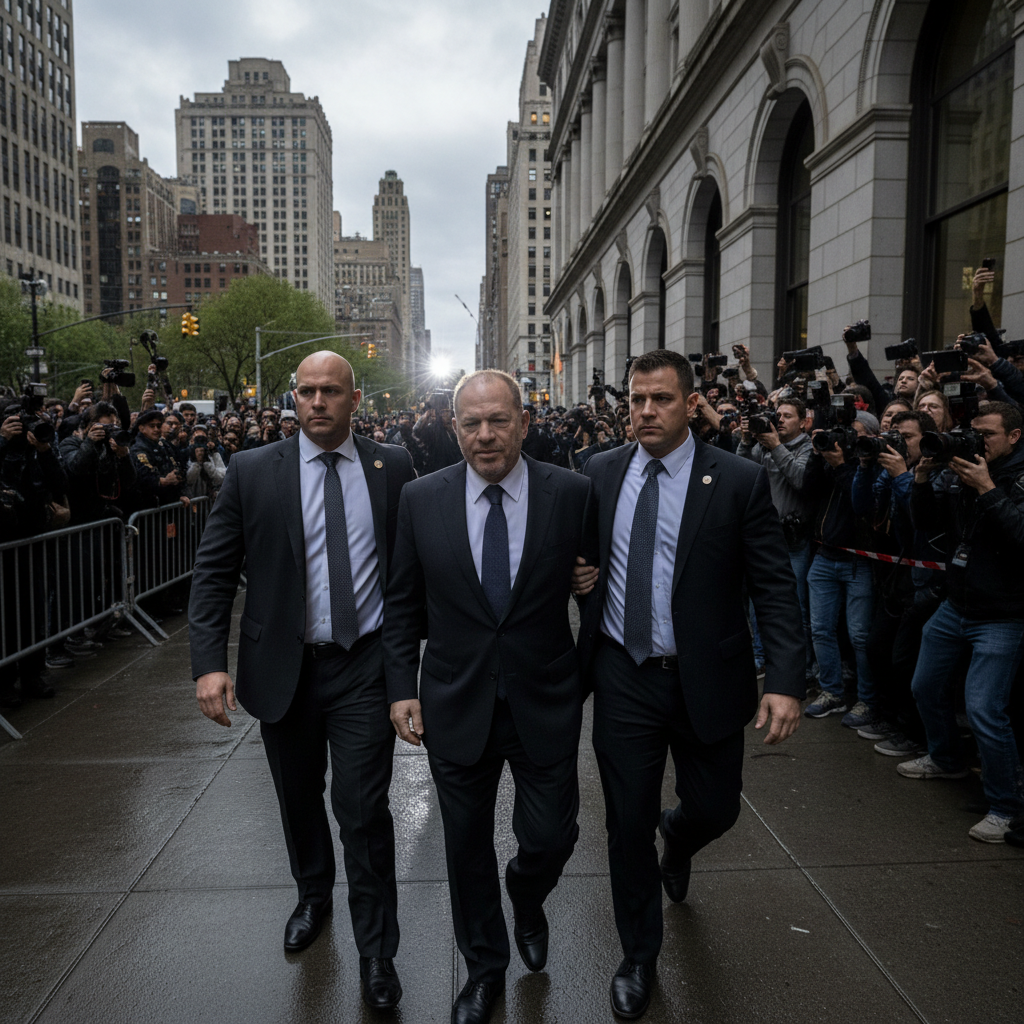 Harvey Weinstein's back in a NYC courtroom, again.