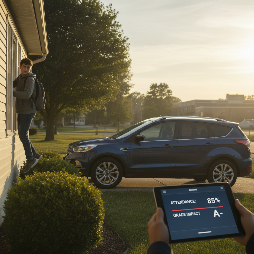 Is your kid skipping class? Ford just made attendance a grade.