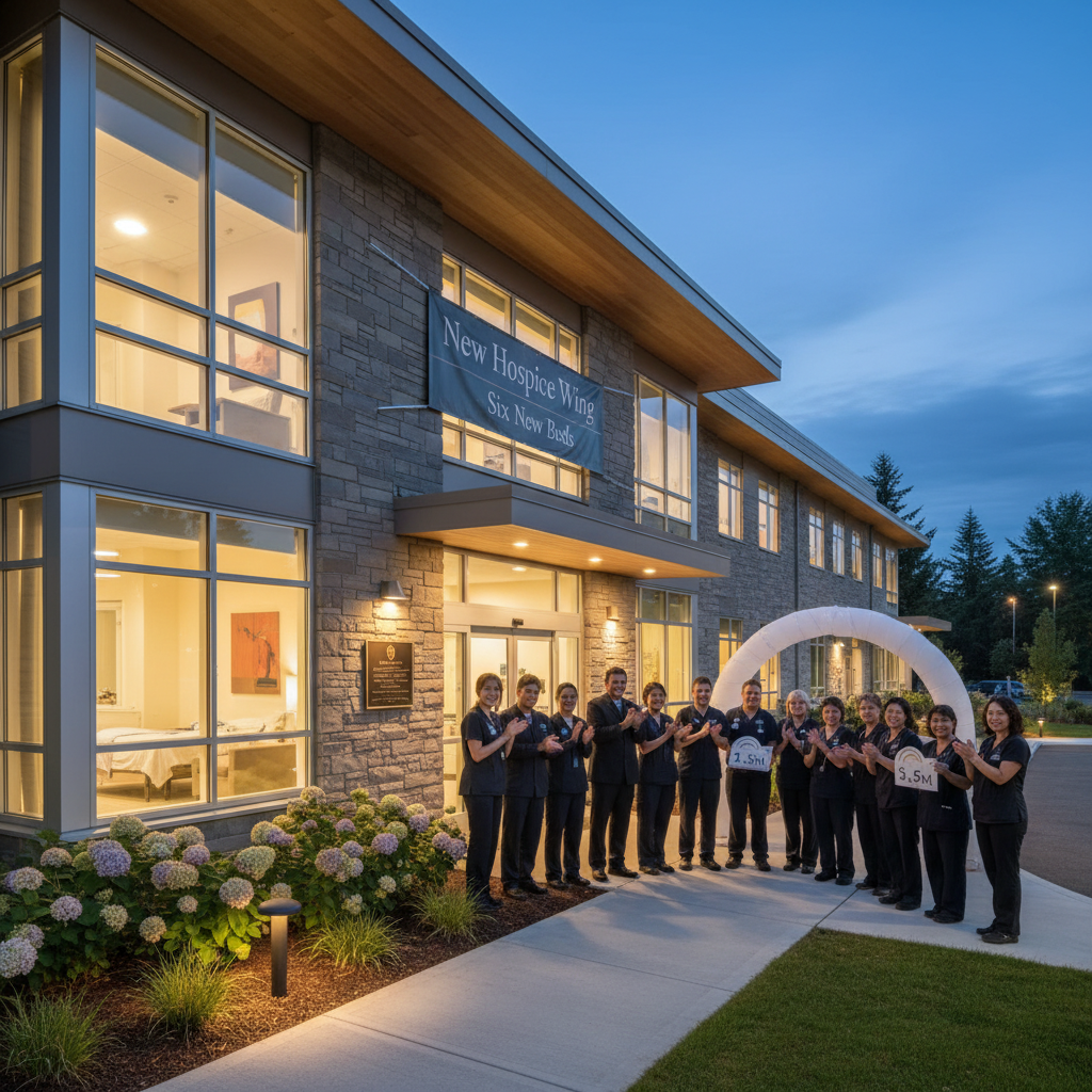 Abbotsford just raised $1.5M for six new hospice beds. Wow.