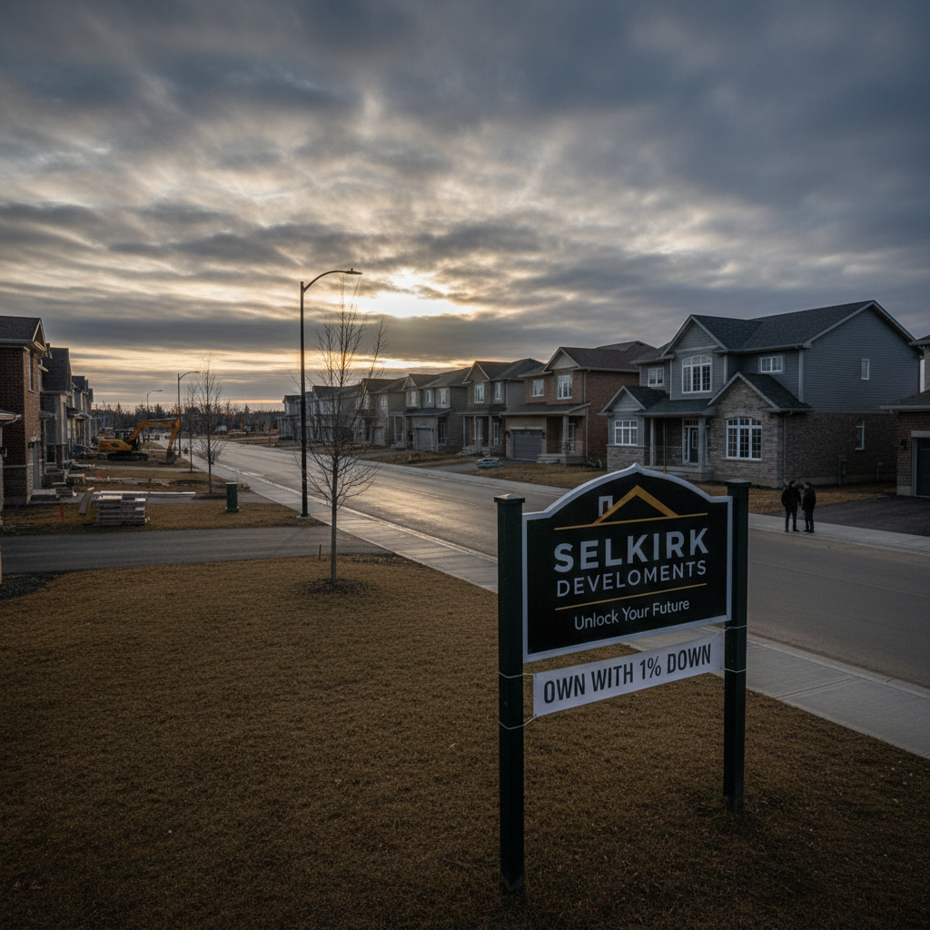 A Selkirk developer could offer homes with 1% down