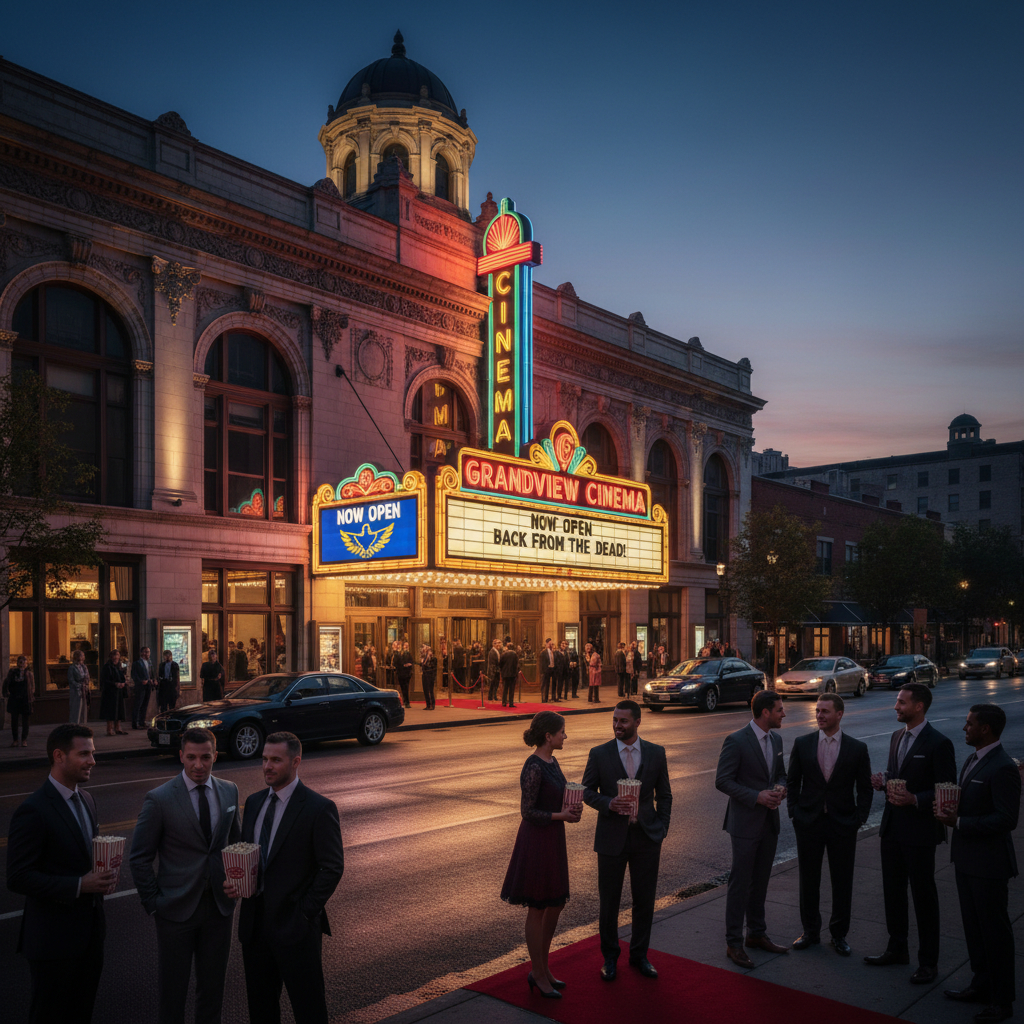Your downtown movie theater is back from the dead!
