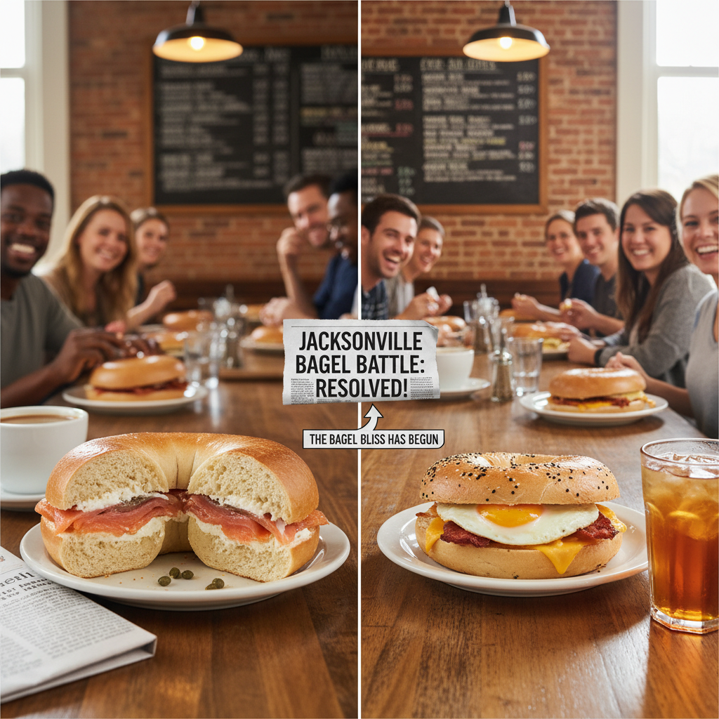 Your Jacksonville bagel debate is finally over, for real.