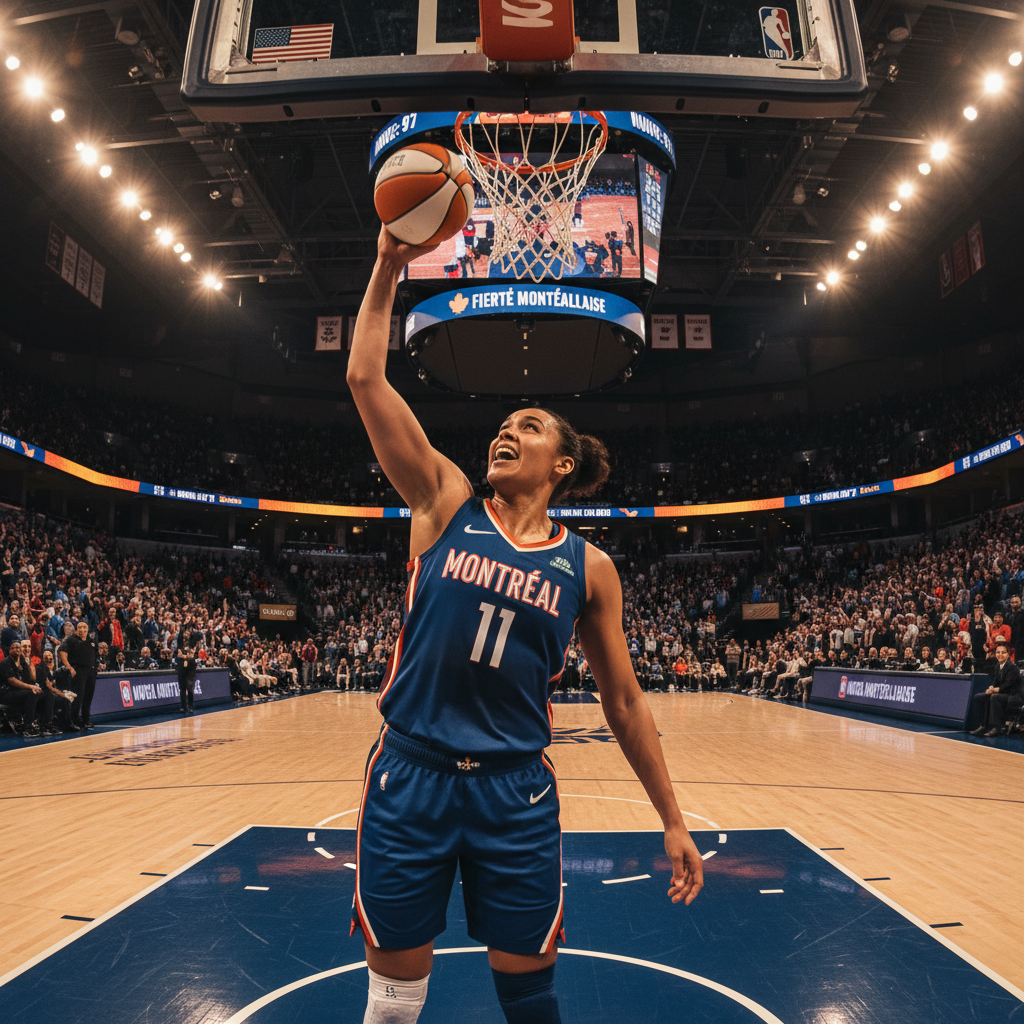 Une Montréalaise dans la WNBA? Elle l'a fait!