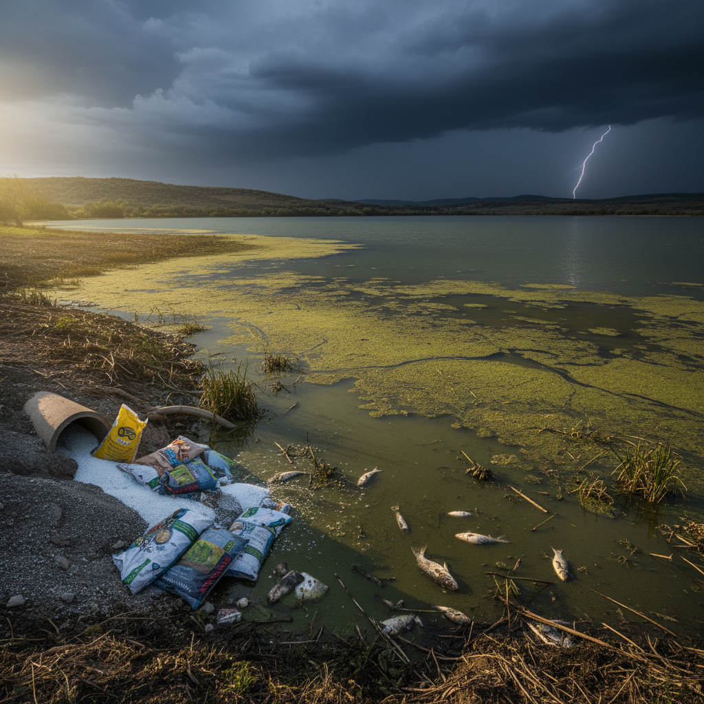 Your fertilizer is screwing up Phantom Lake.