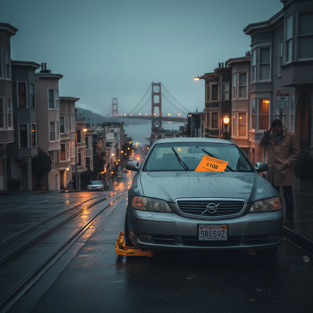 Your San Francisco parking spot just got a $108 problem.