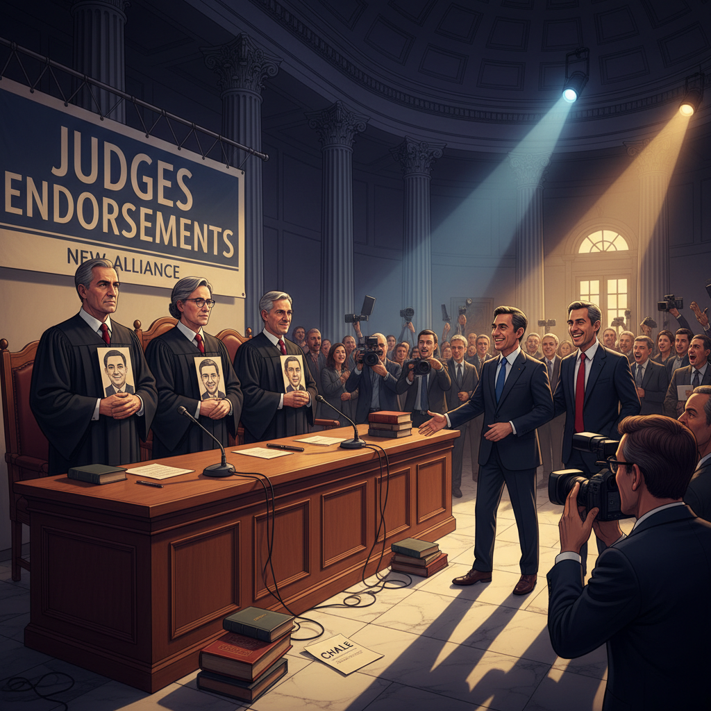 Your judges can now endorse politicians, chale.