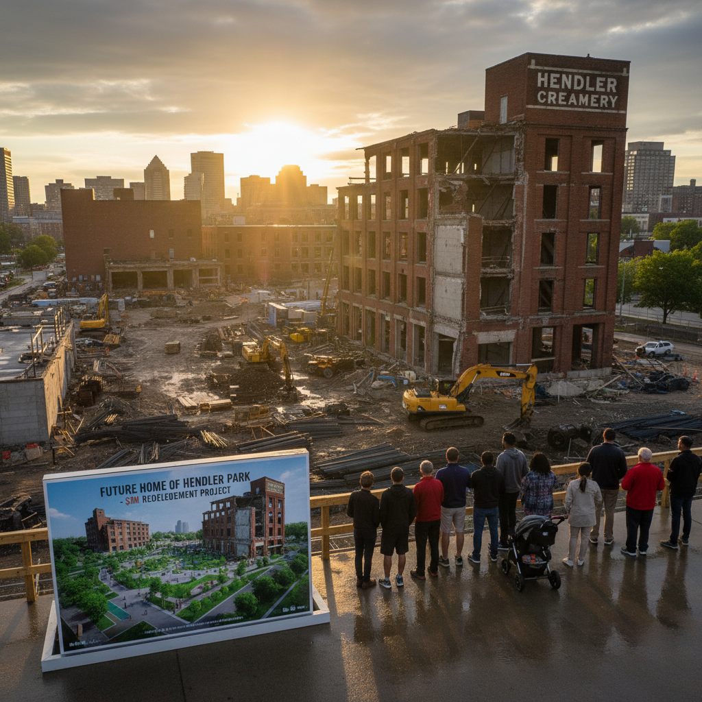 That old Hendler Creamery is becoming a $3M park, hon!