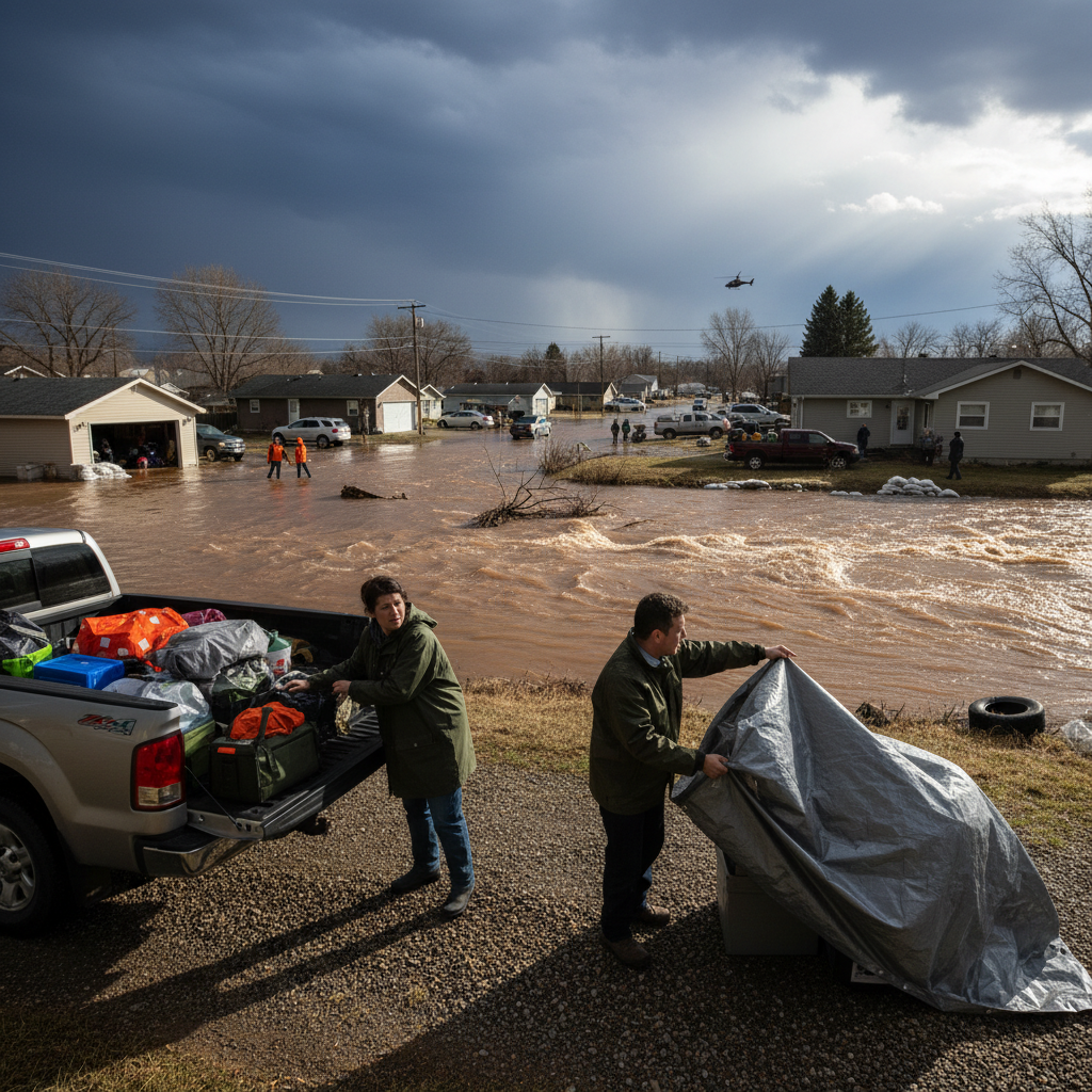 Your neighbour might evacuate this weekend because of the Red River.