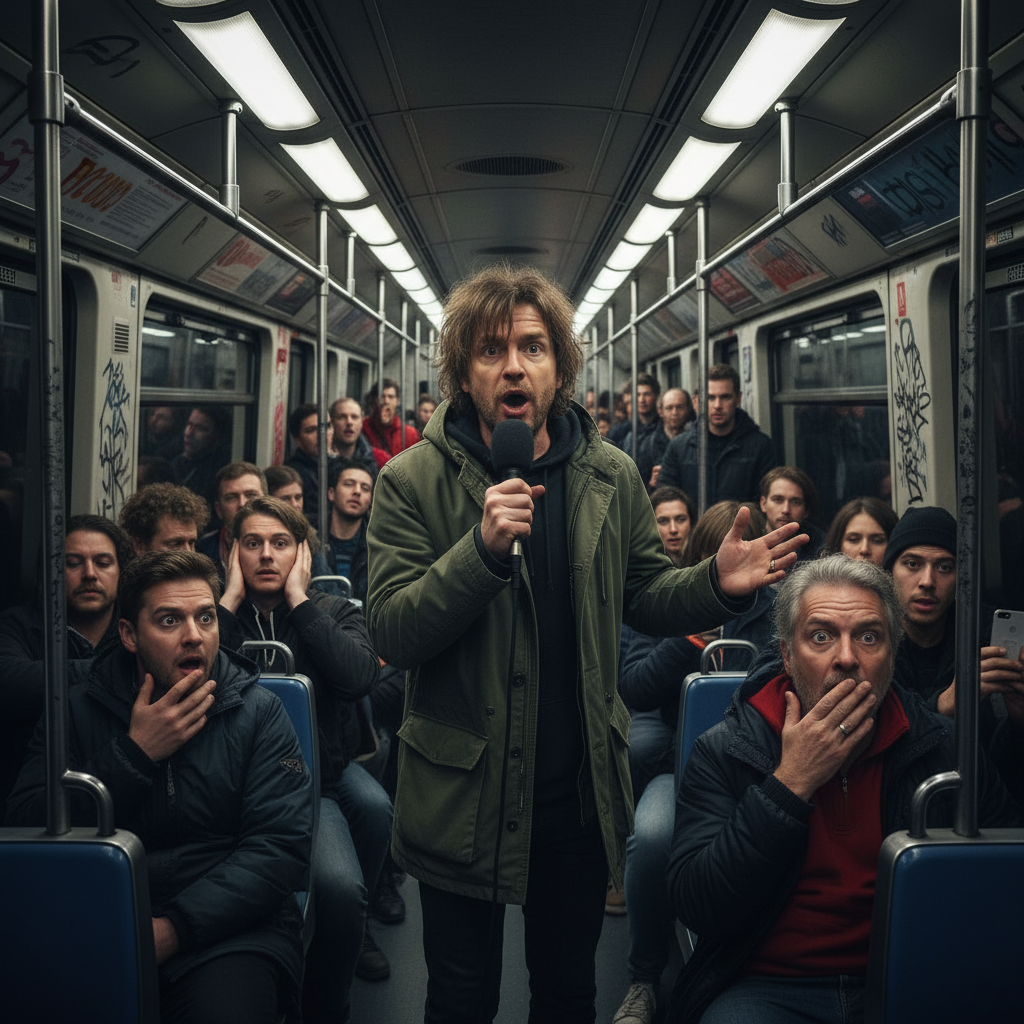 Gallagher va te parler dans le métro. Tu capotes?
