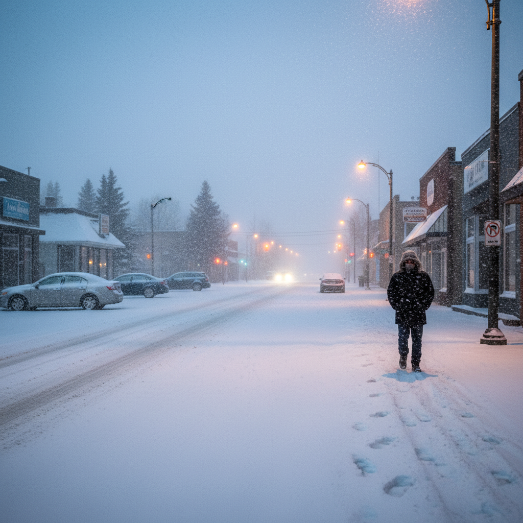 Your Friday in Flin Flon just got 10 cm heavier