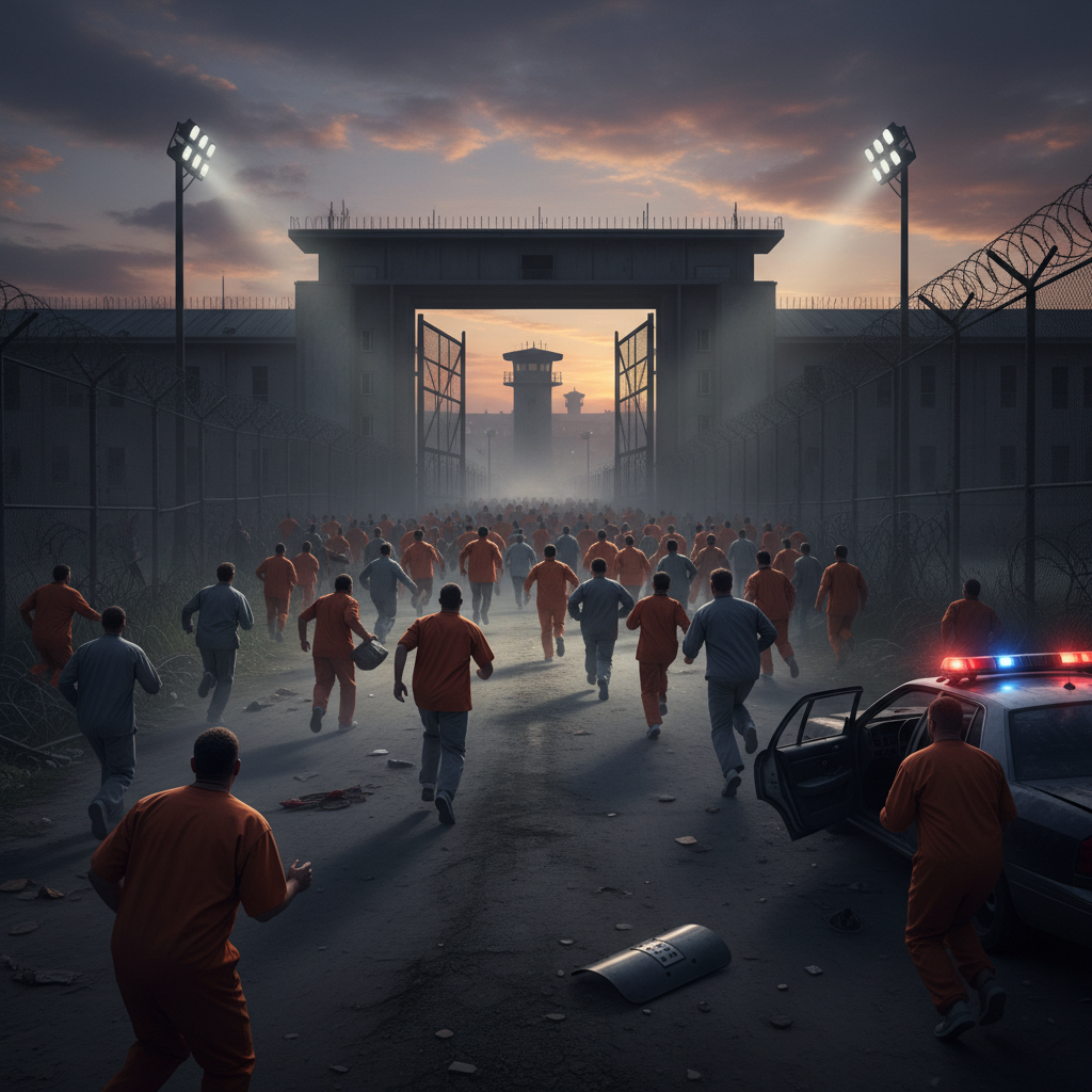 150 inmates just walked out of jail. Your safety?
