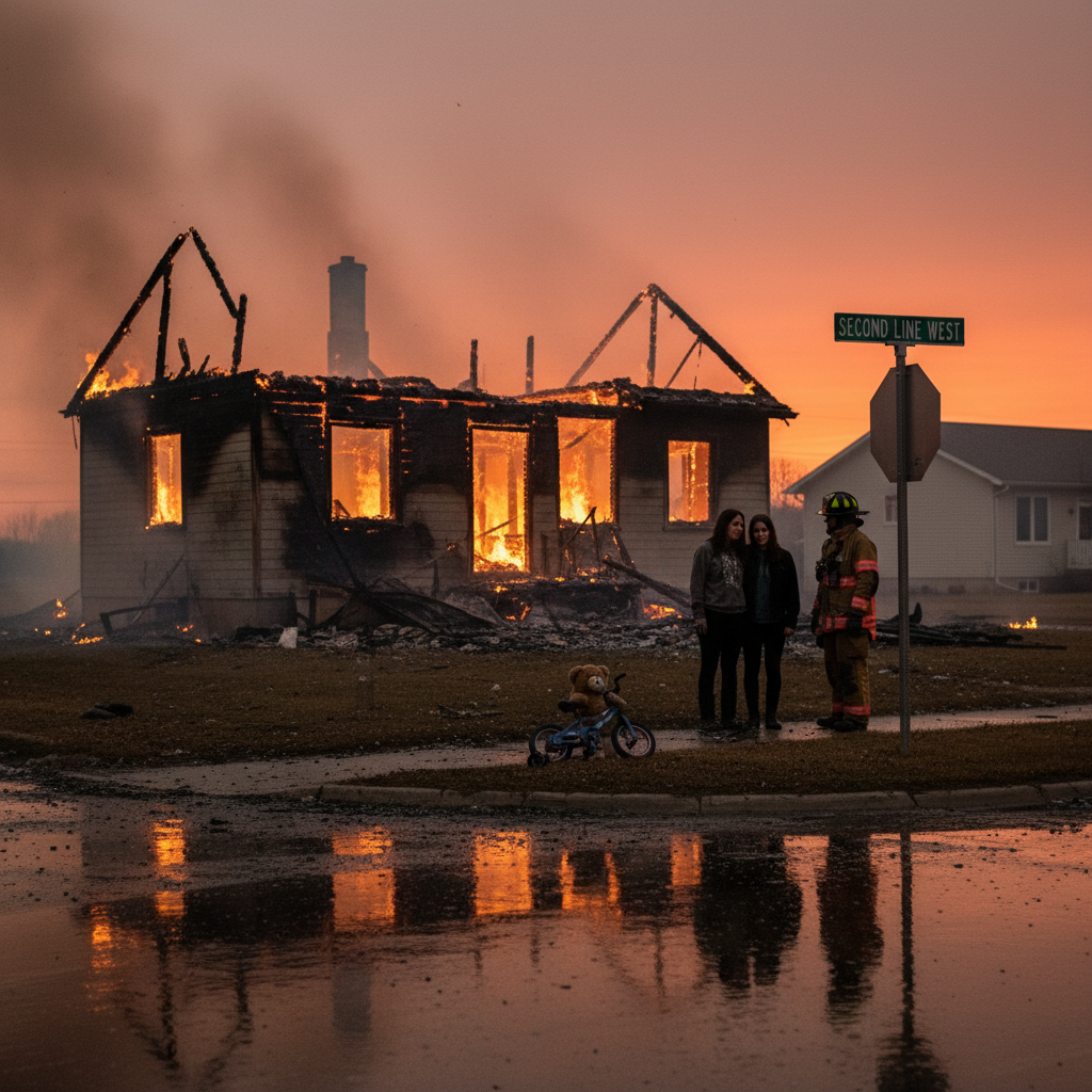 Your neighbours on Second Line West lost everything.