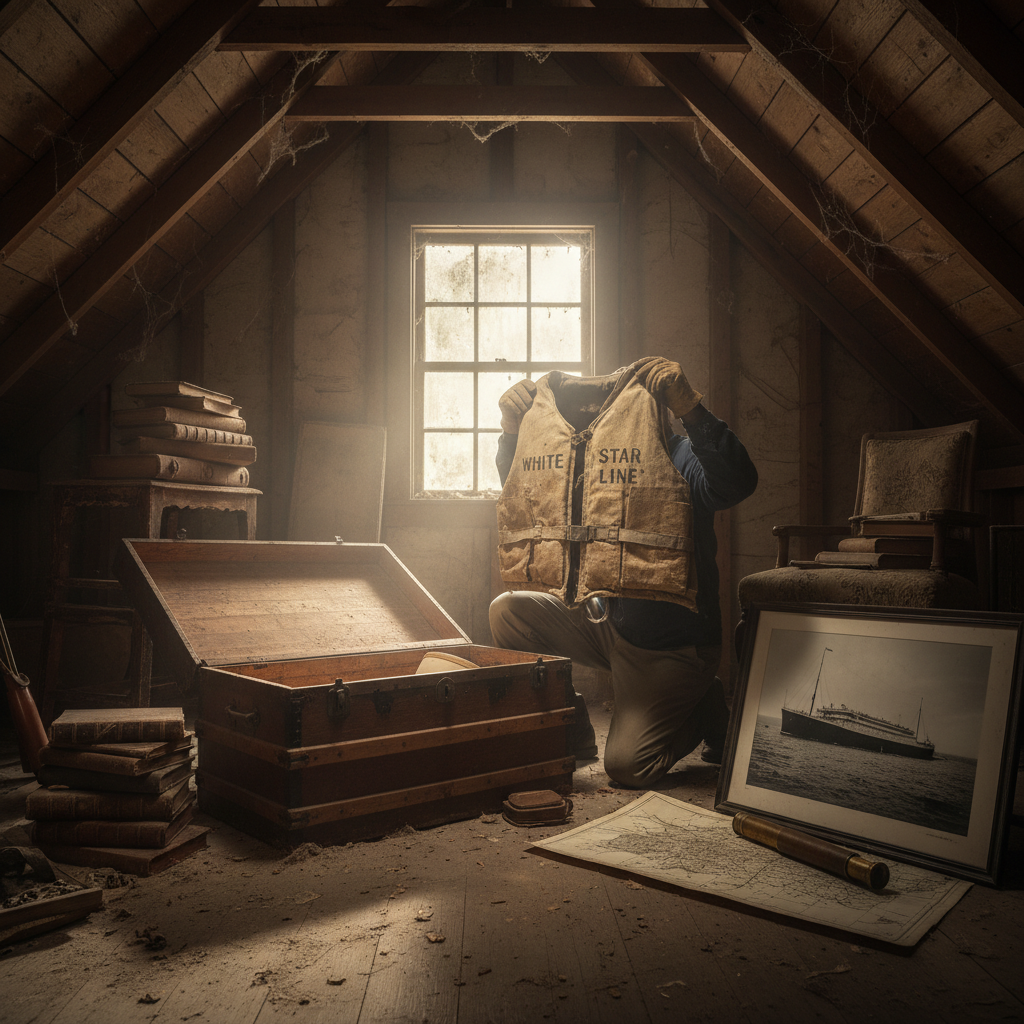 Your attic might hold a Titanic life jacket worth $600K.