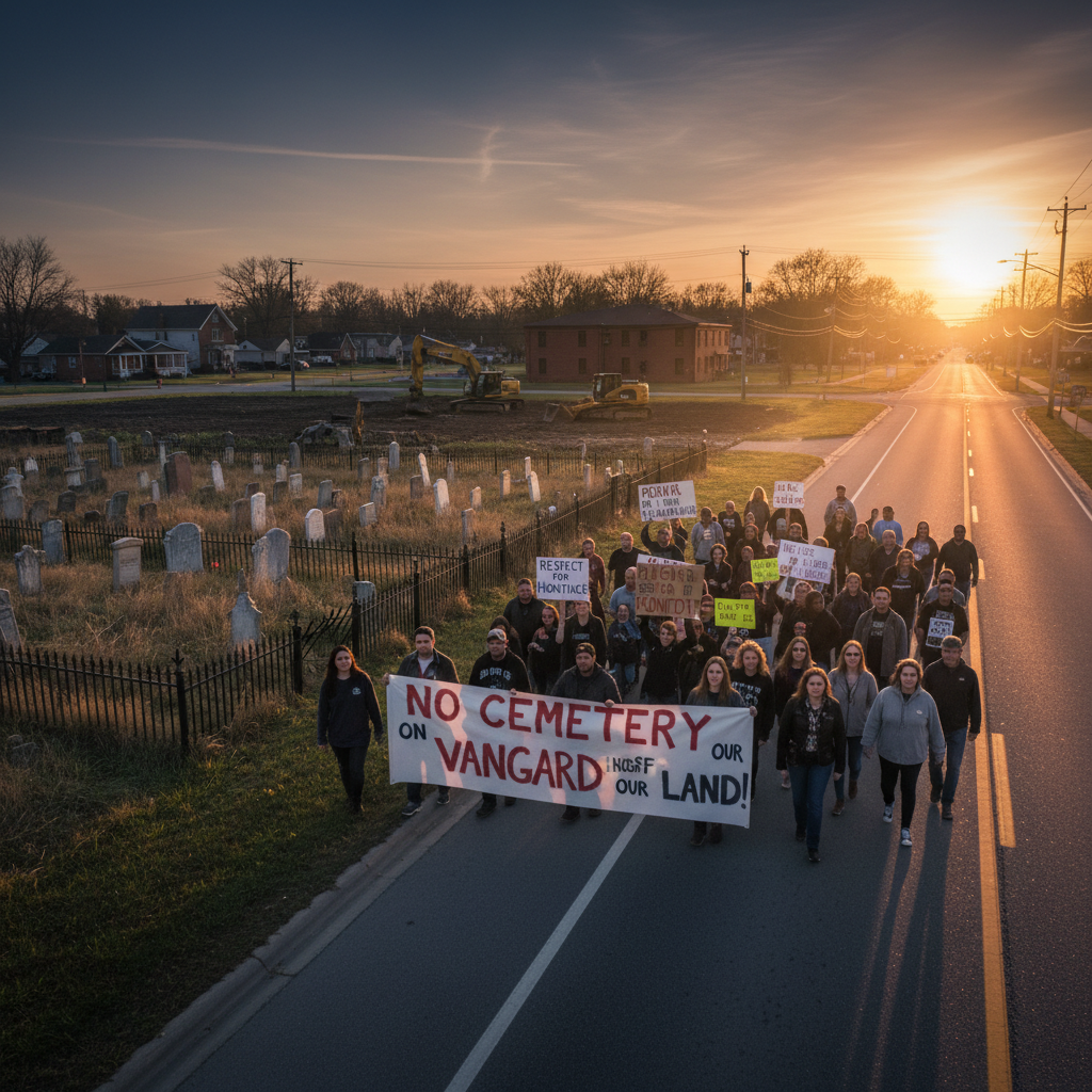 A cemetery on Vanguard Drive? Pontiac residents are fighting back.