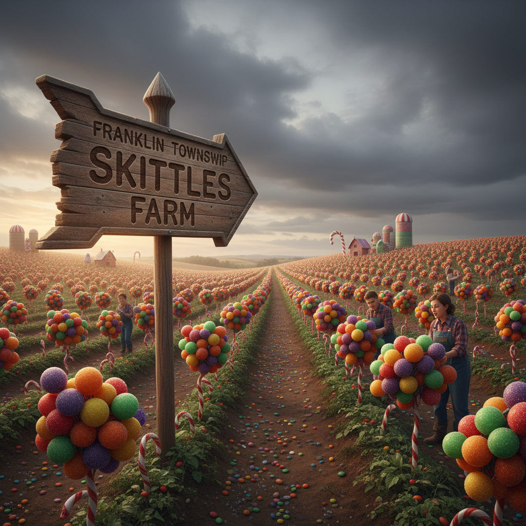 Franklin Township is getting a "Skittles farm." You gotta see this.